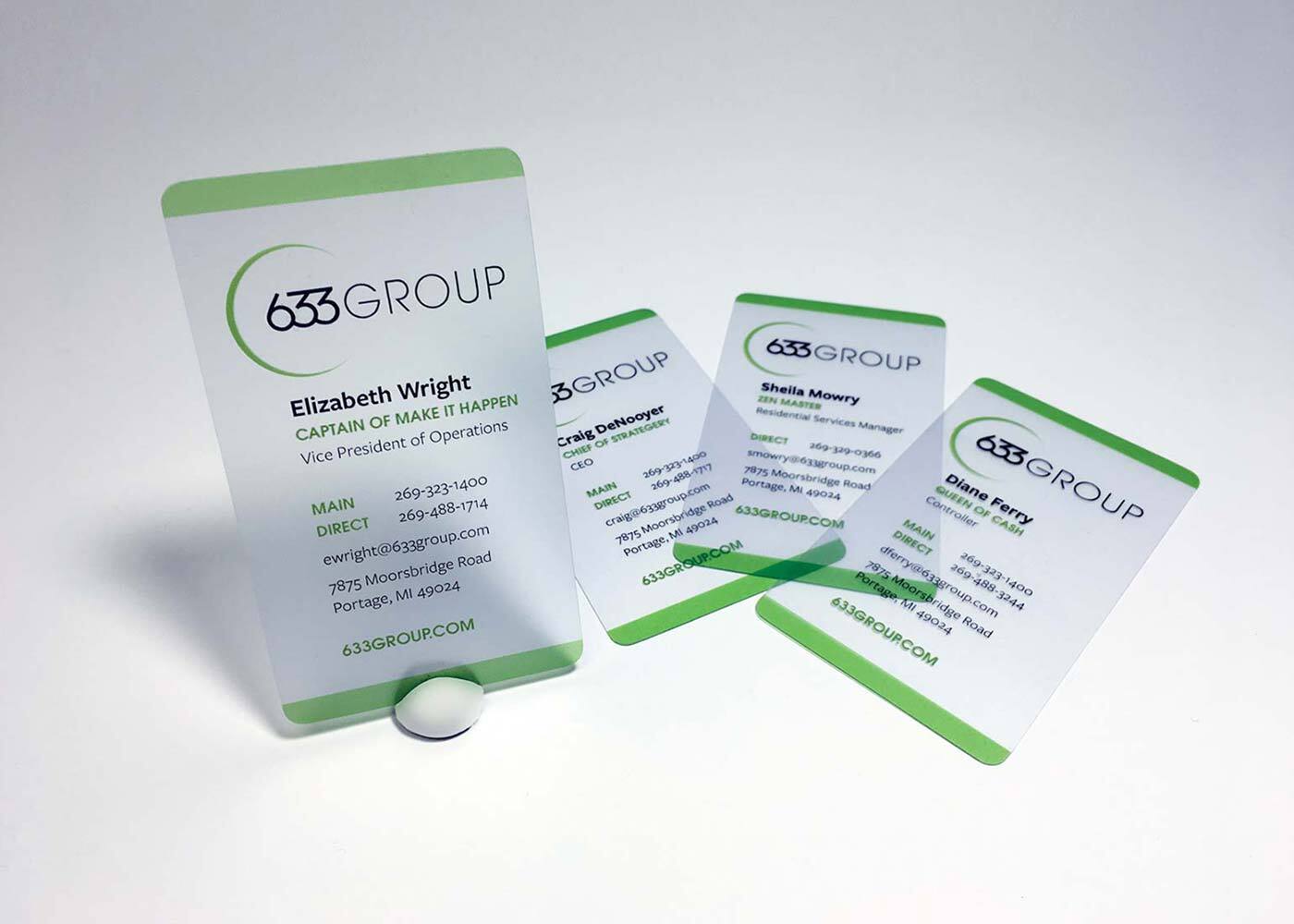 633 Group business cards