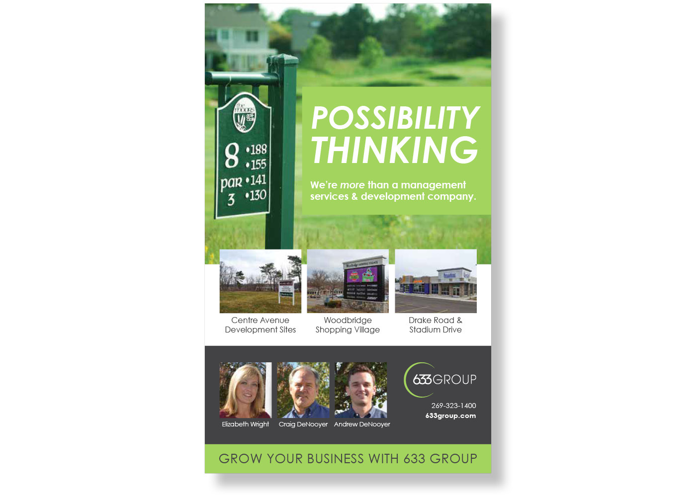633 Group print ad