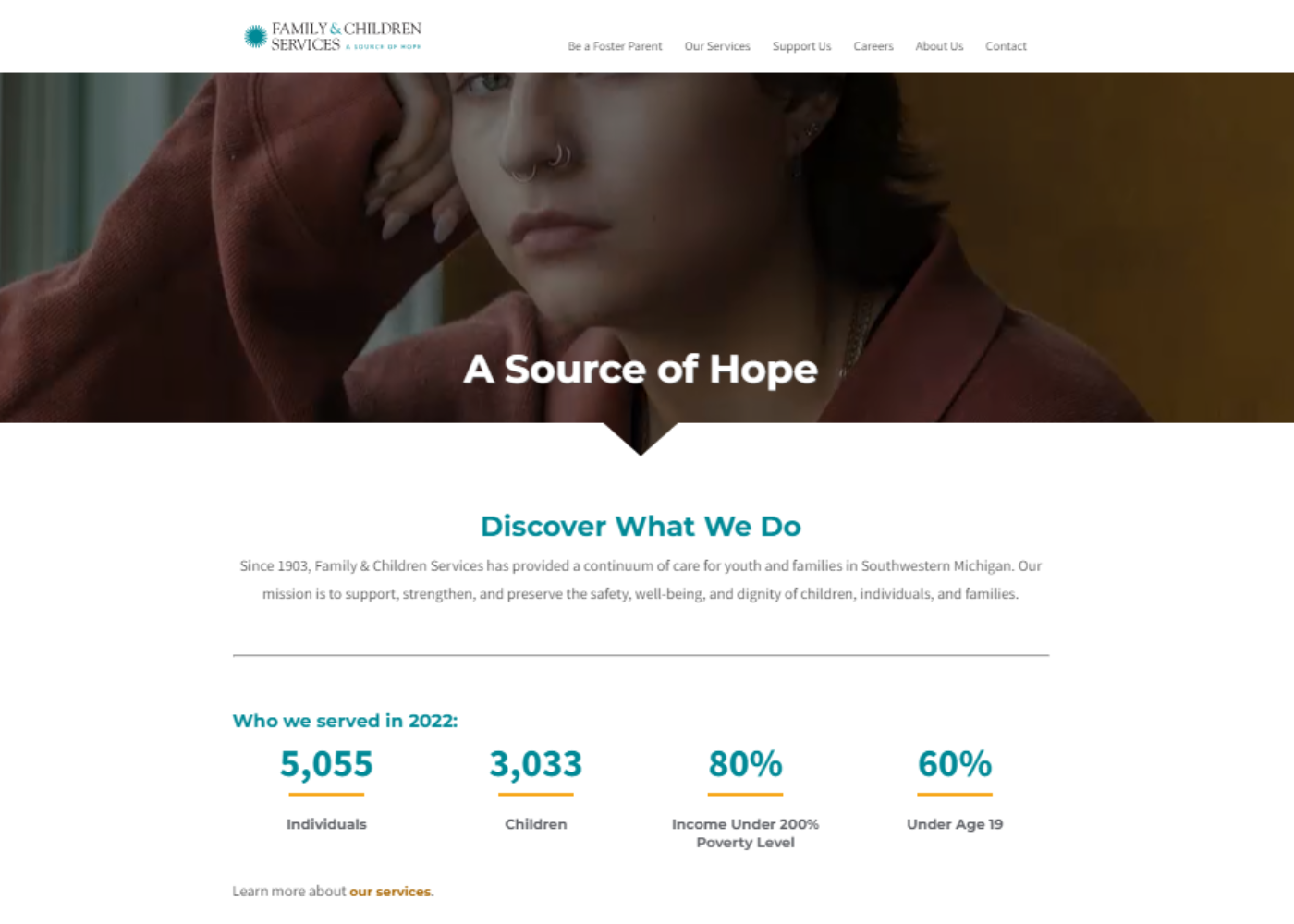 Family and Children Services Website