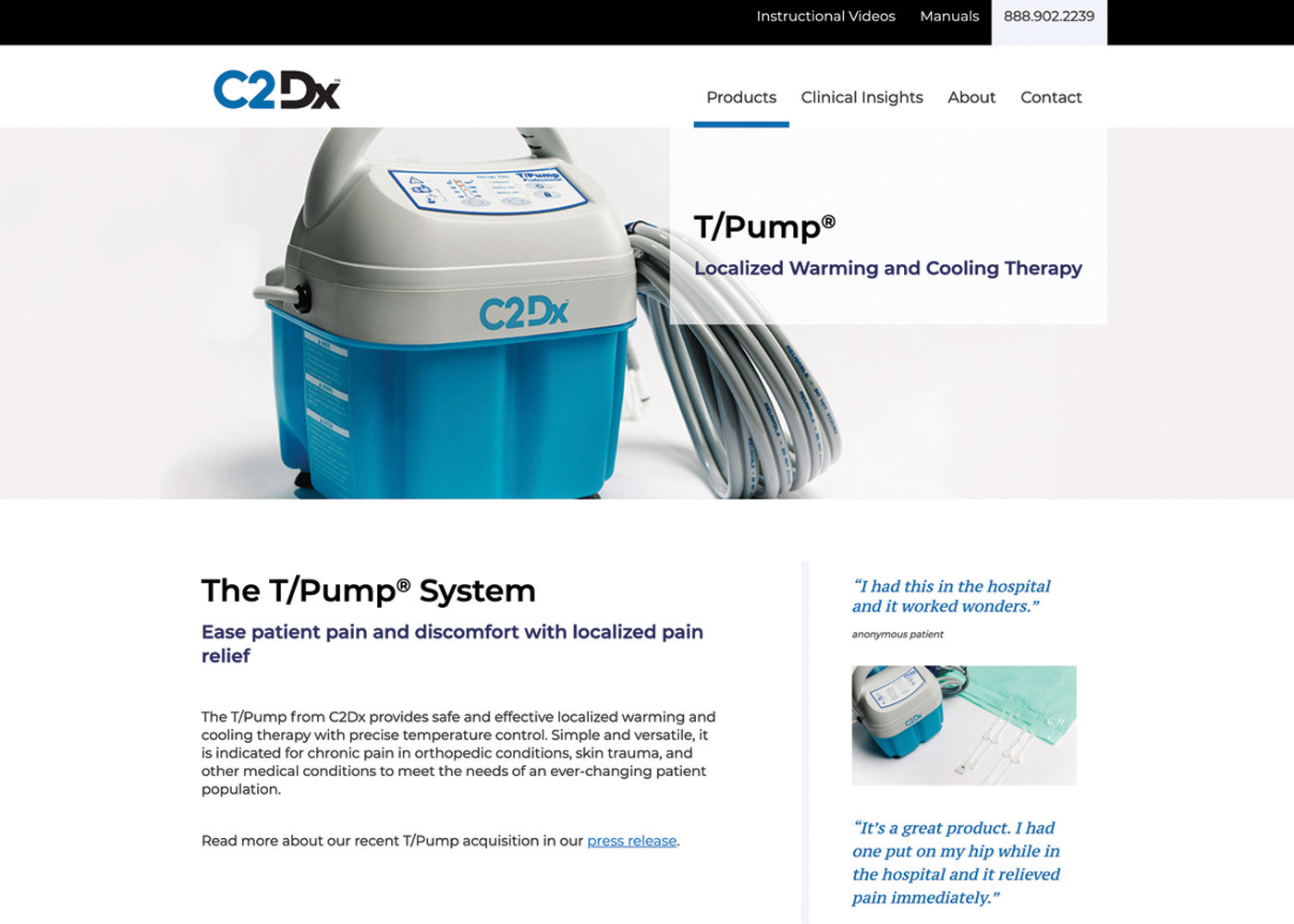 C2Dx T Pump Page Digital Gallery 1400x1000