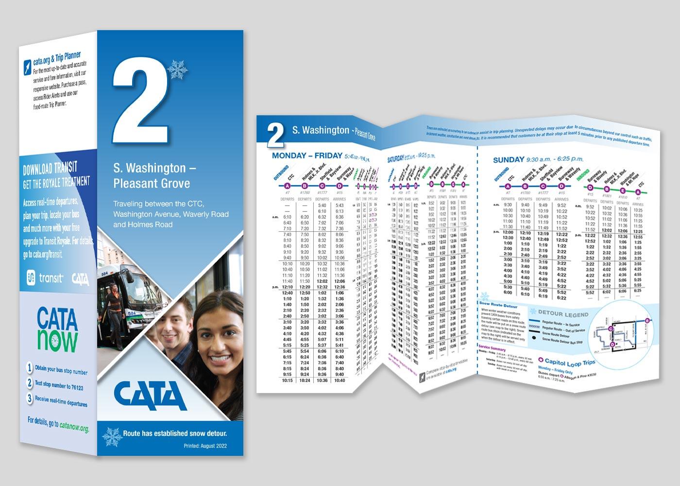 CATA bus schedule