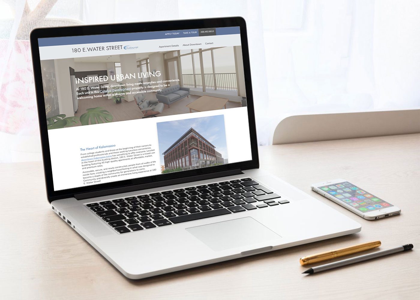 Catalyst laptop homepage