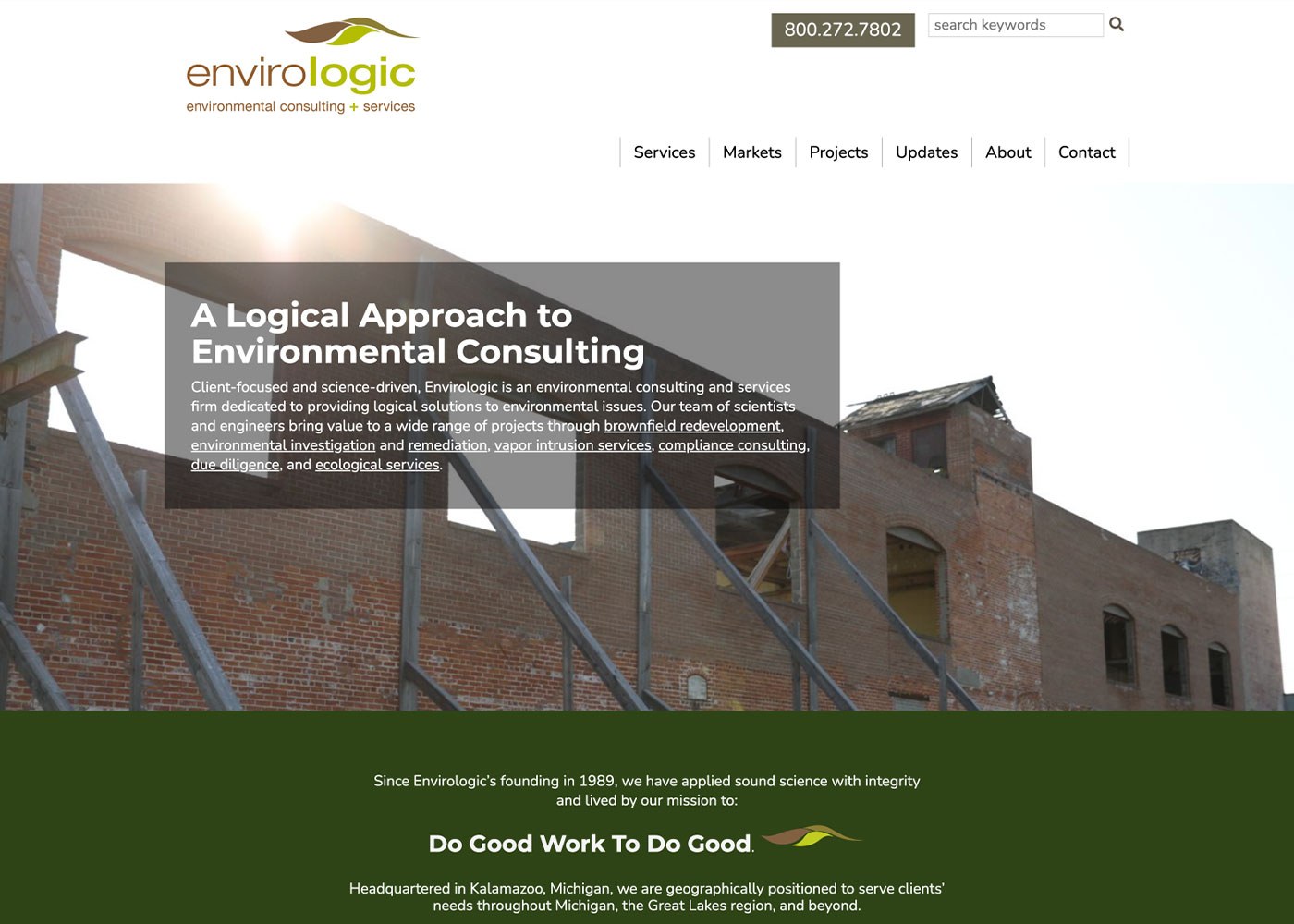Envirologic Technologies website
