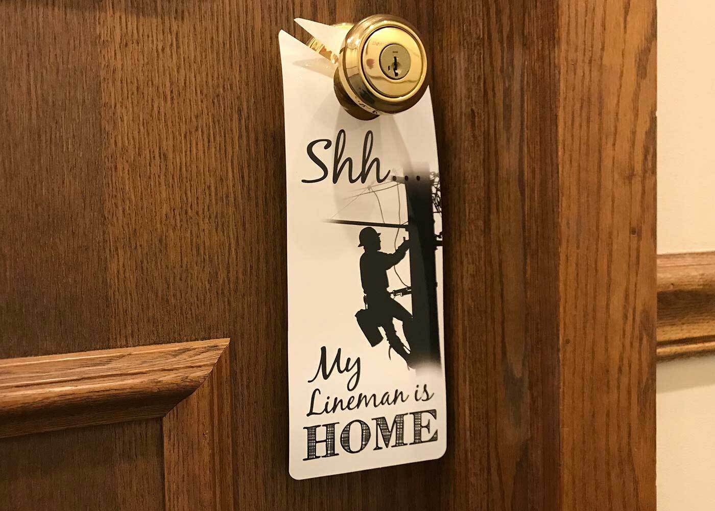 Hastings door hanger