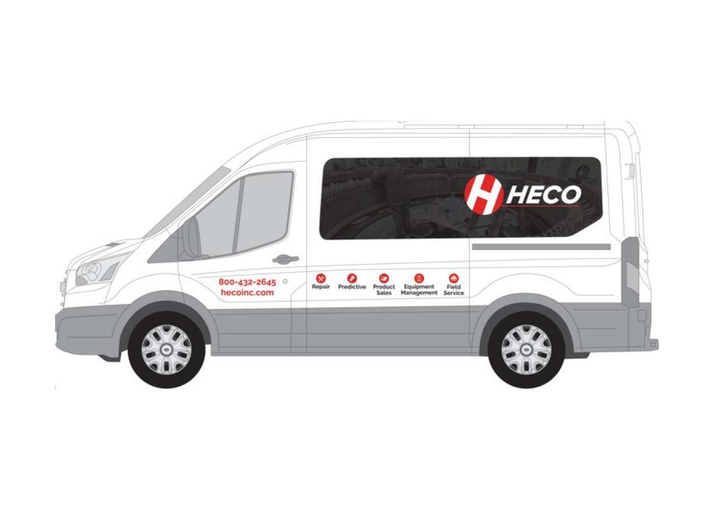 HECO van graphics
