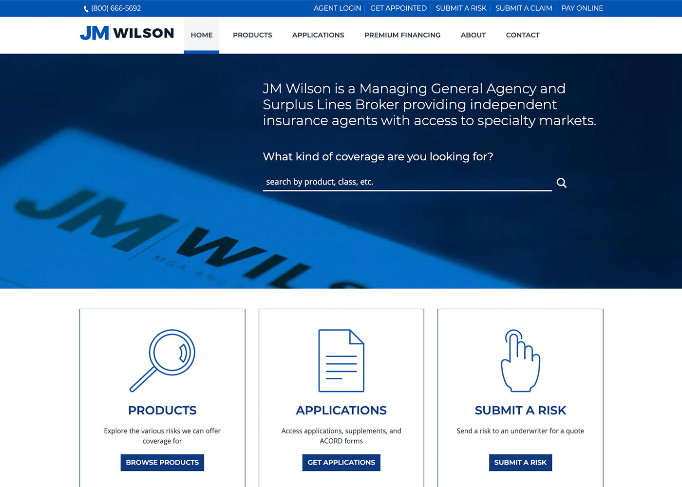 JM Wilson Homepage