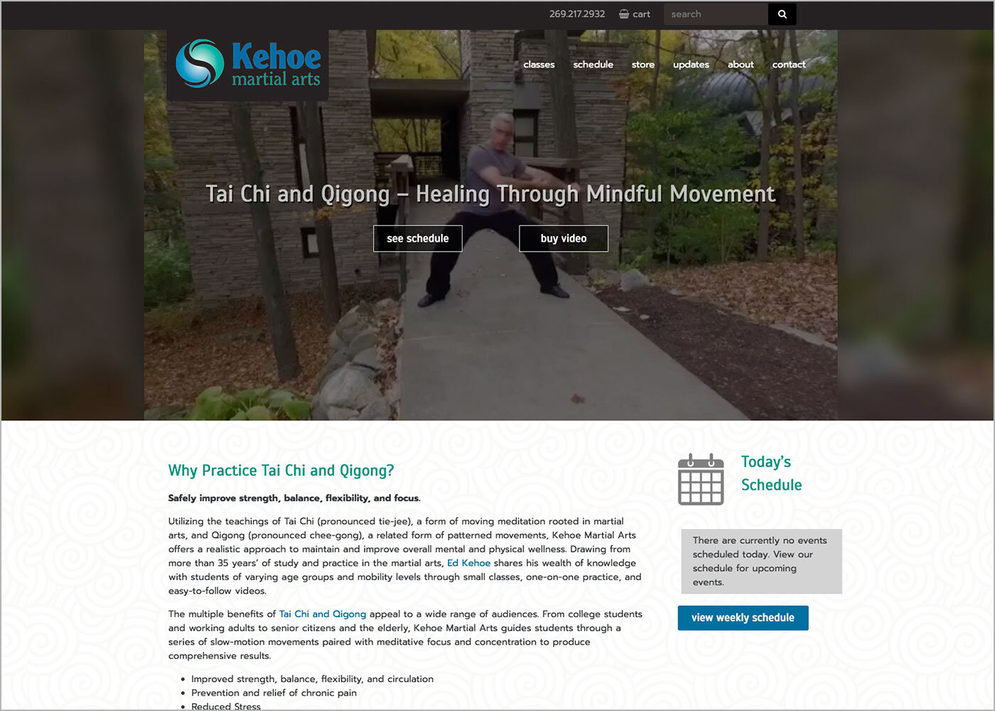 Kehoe Martial Arts website