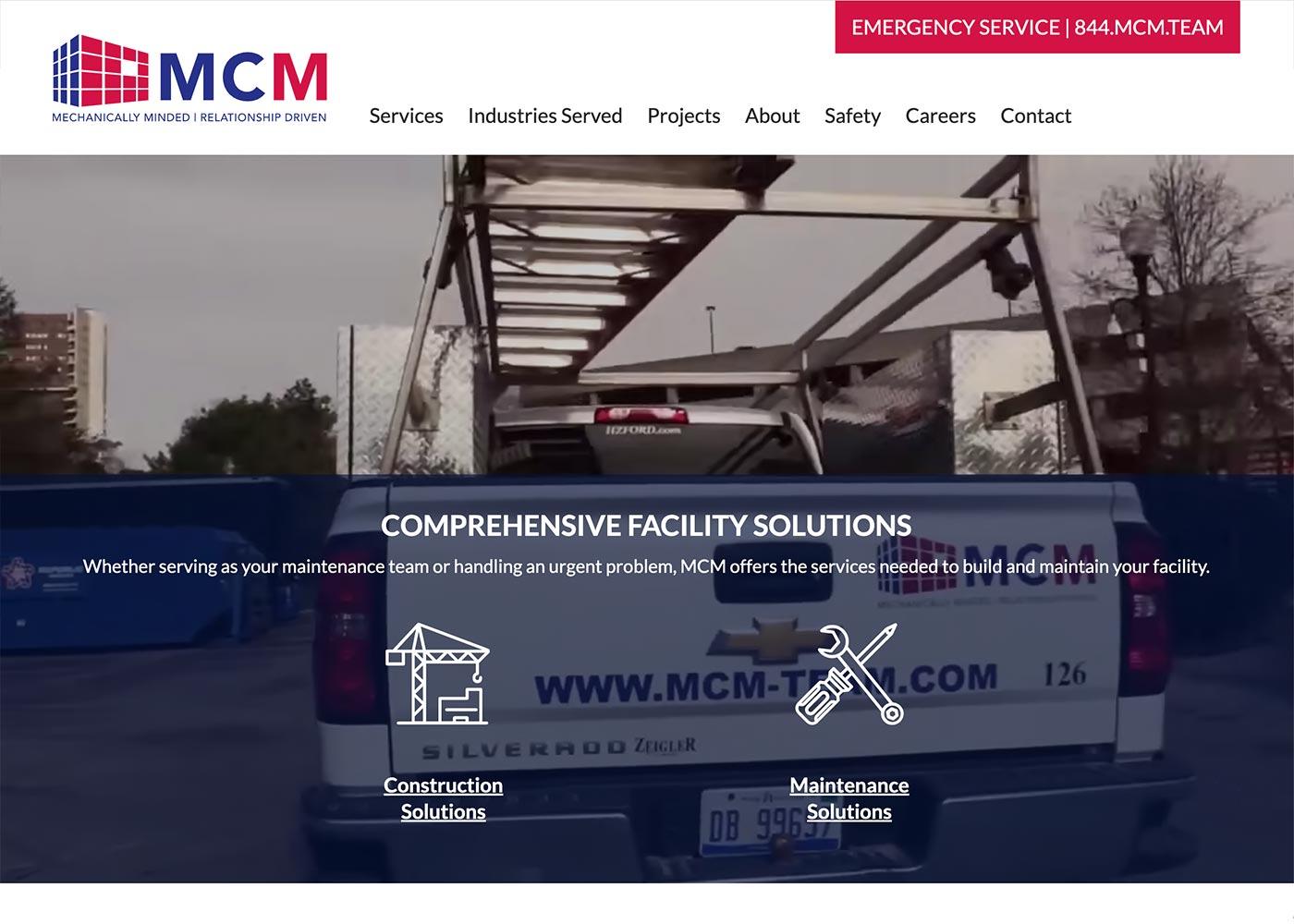 MCM website