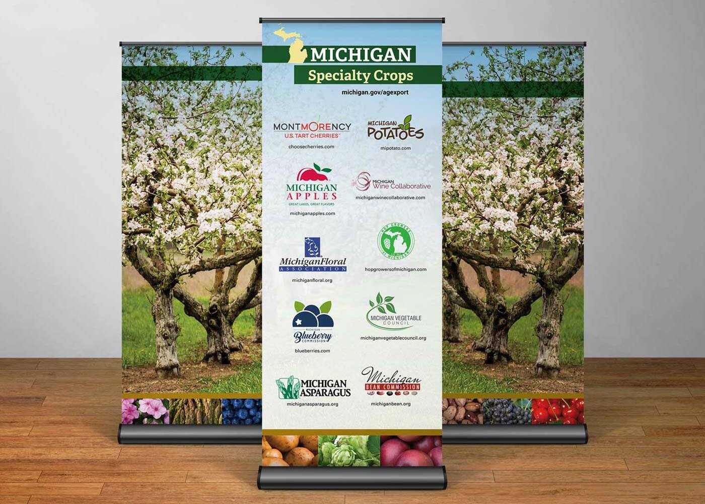 MDARD International Marketing Program trade show banners