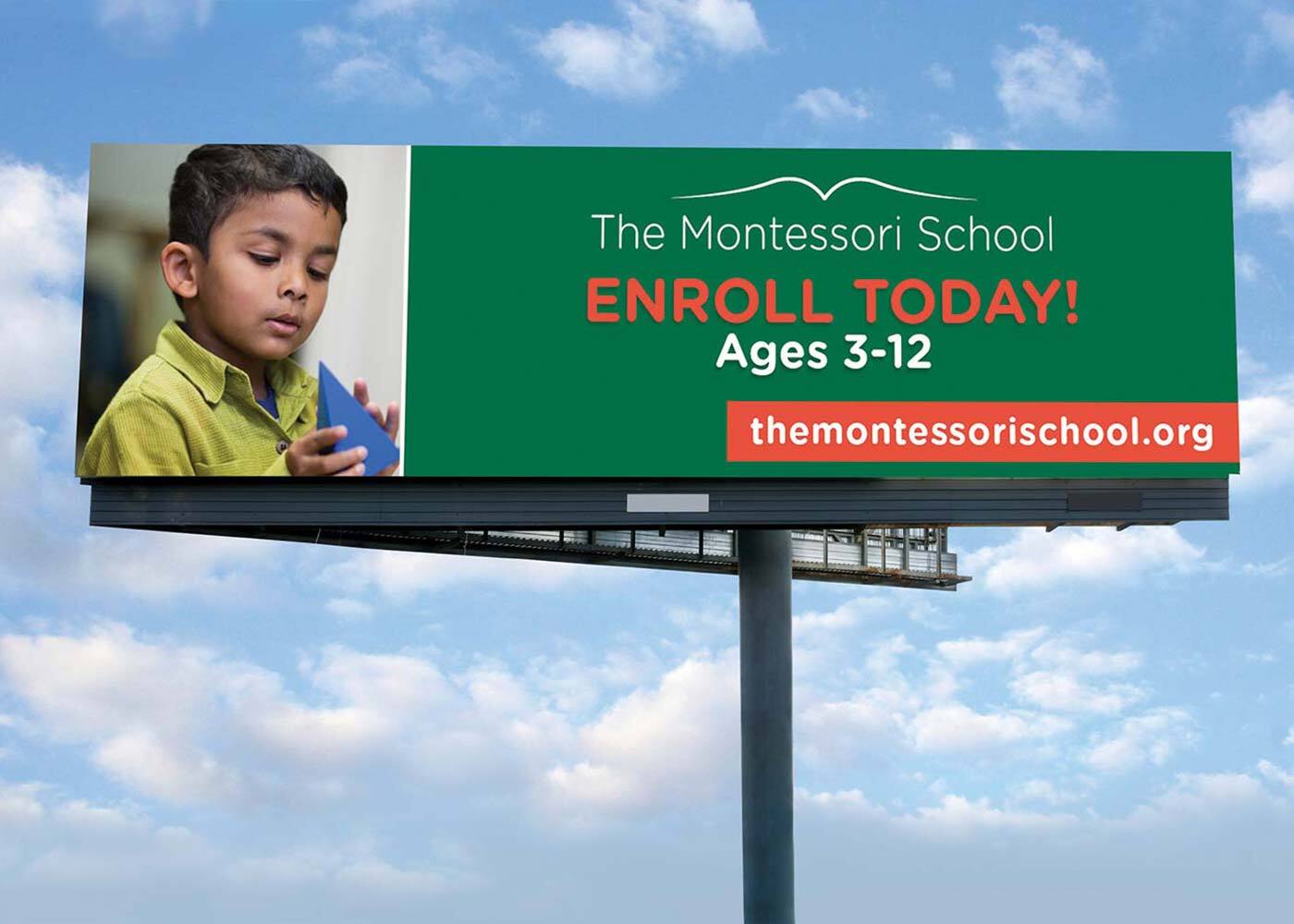 The Montessori School outdoor ads