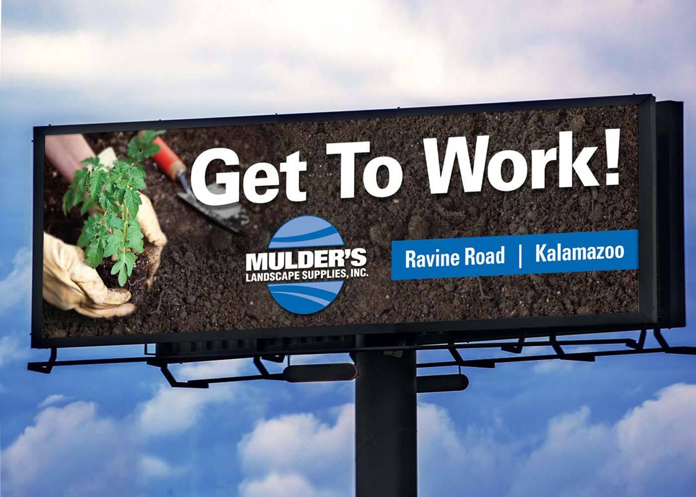Mulder's Landscape Supplies outdoor ads
