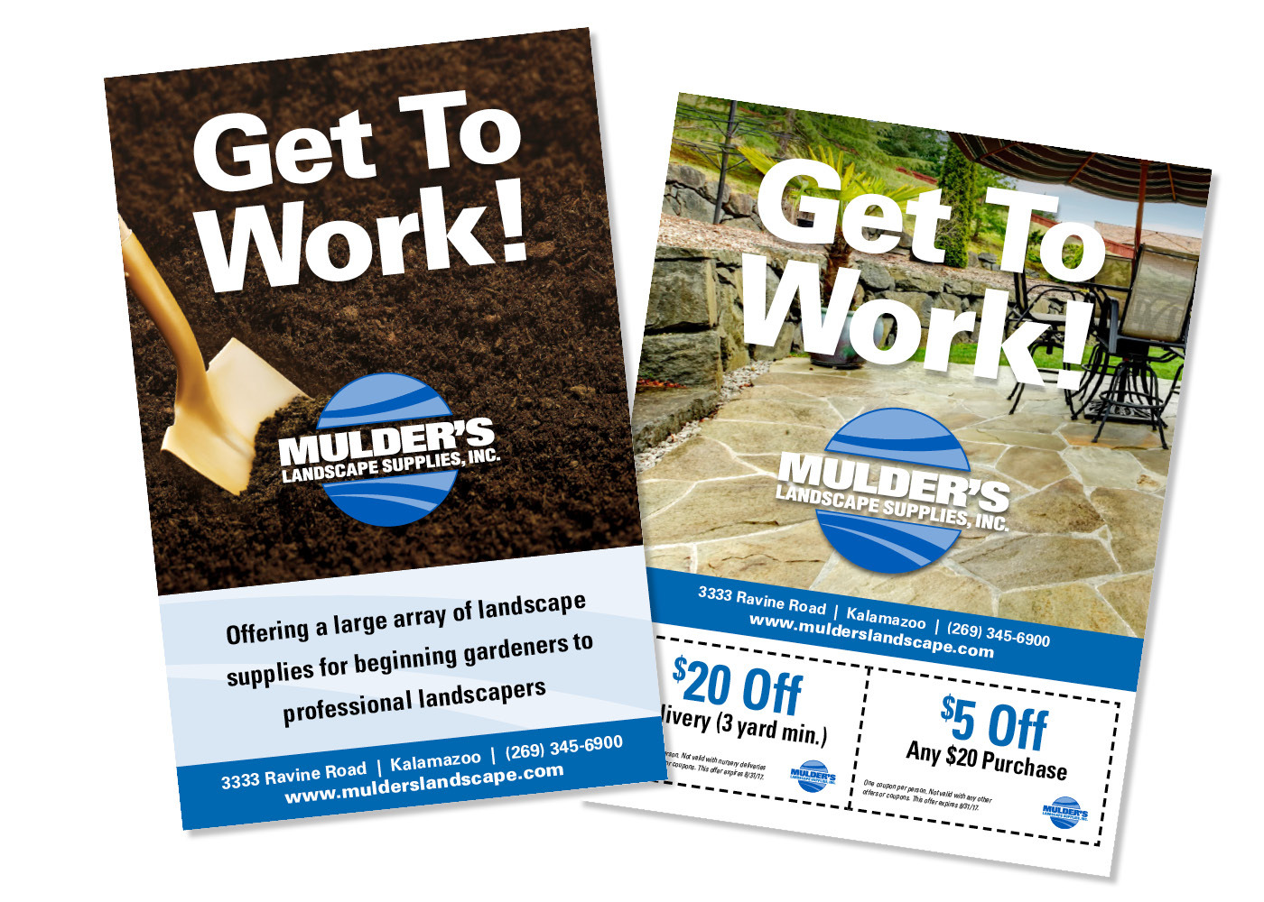 Mulder's Landscape Supplies print ads