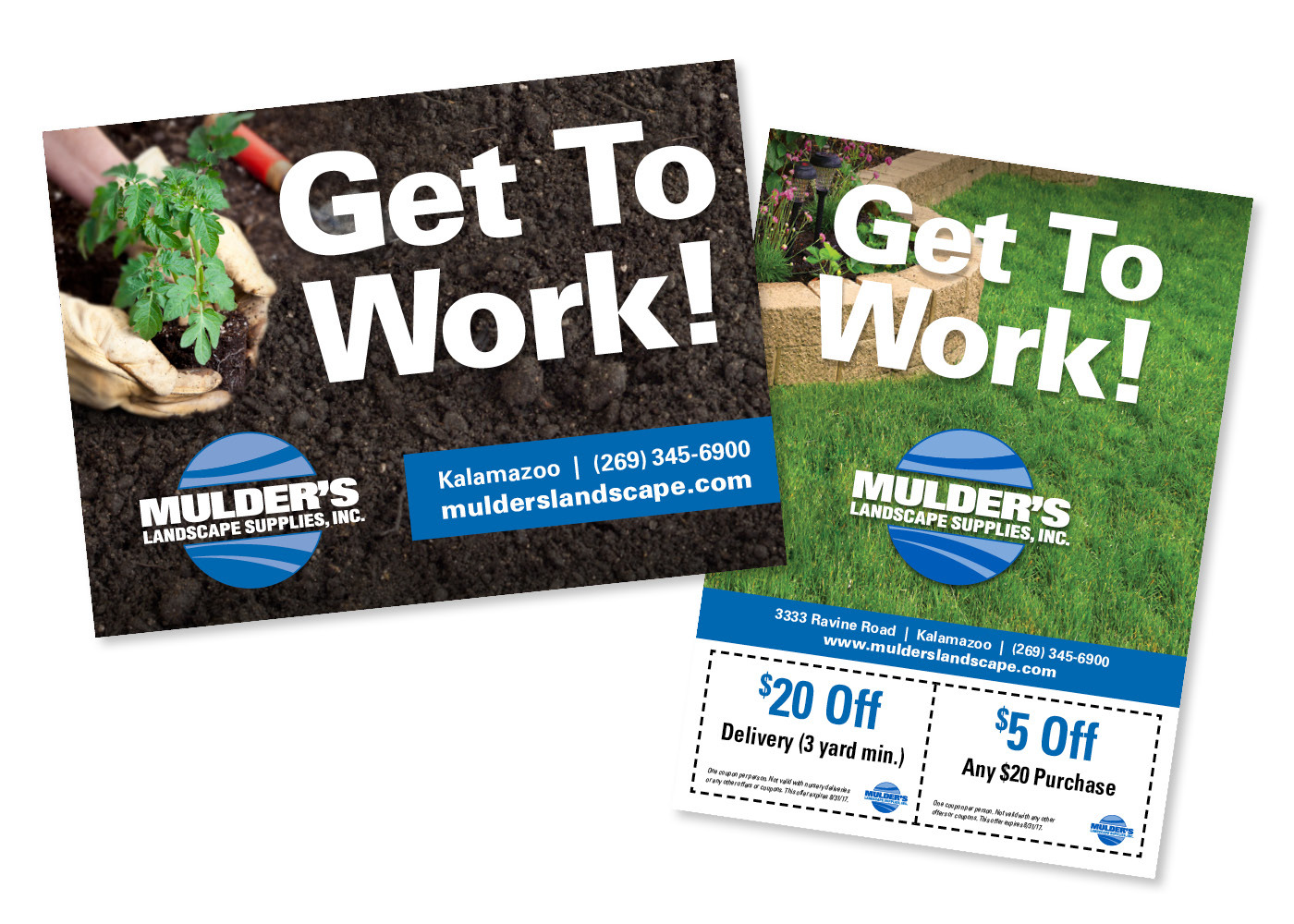 Mulder's Landscape Supplies print ad