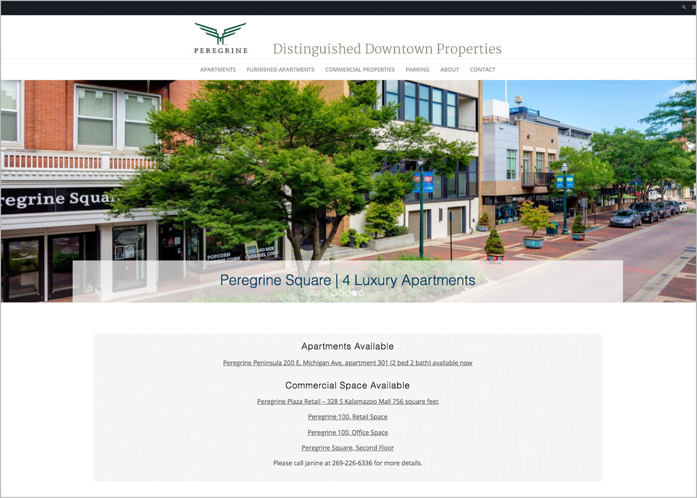 Peregrine Company website