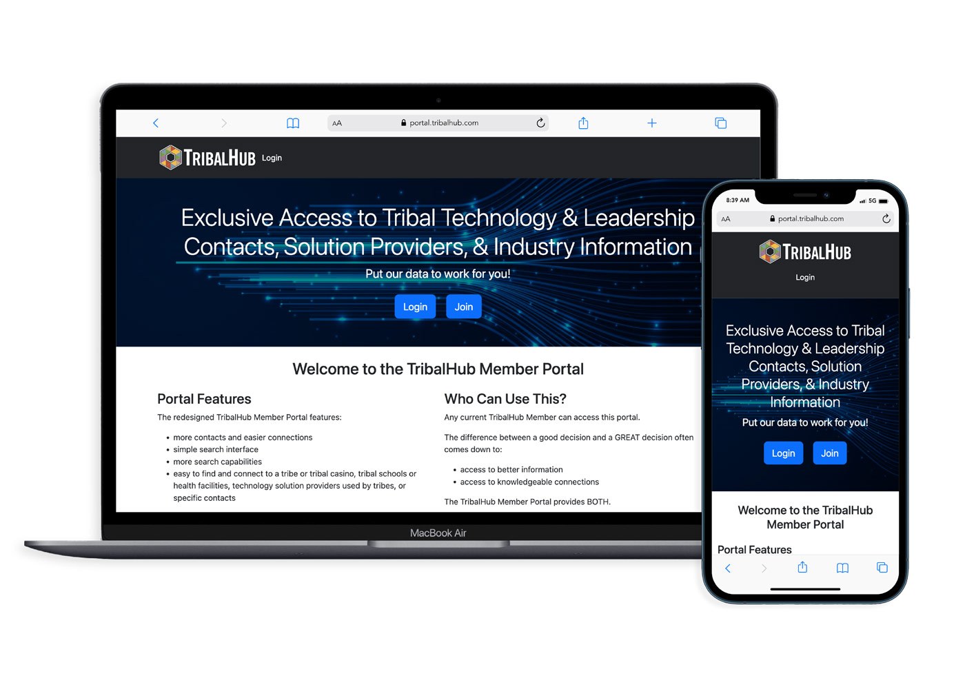 Tribal Hub Web Portfolio Images Website