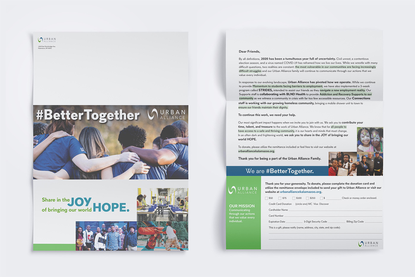 Urban Alliance Mailer