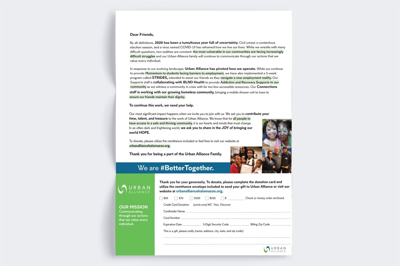 Urban Alliance New Inside Brochure