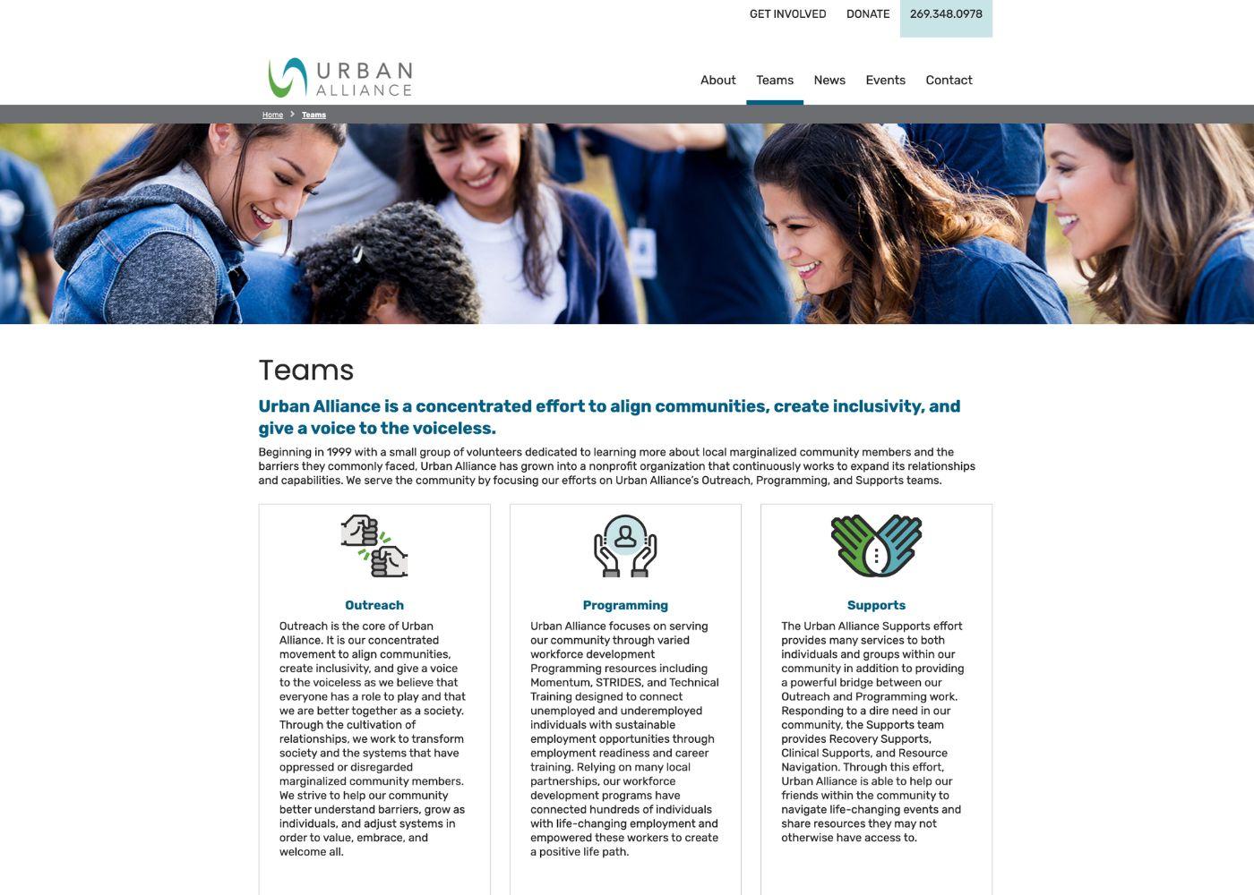 Urban Alliance Website