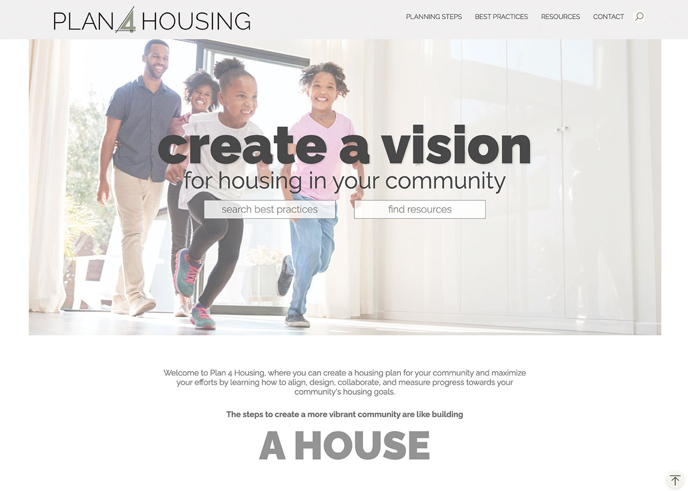 Plan4 Housing Homepage Digital Gallery